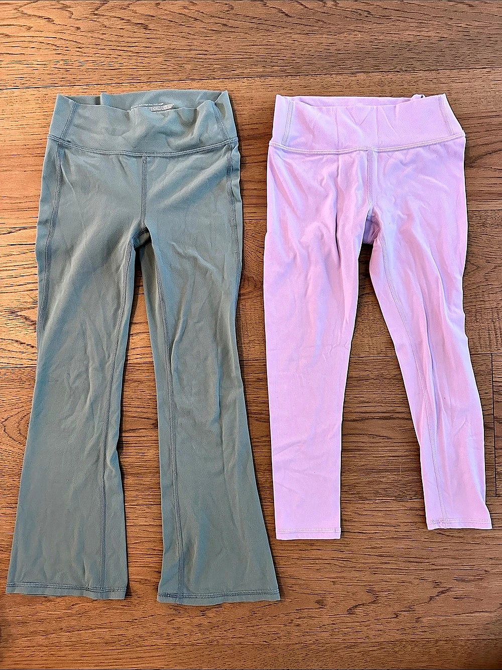 All in Motion Leggings in Green & Pink size 4-5